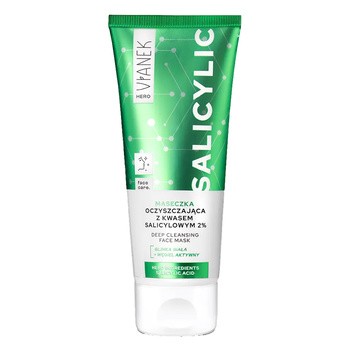 Vianek Hero Salic, maseczka oczyszczająca z kwasem salicylowym 2%, 75 ml