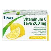 Vitaminum C Teva, 200 mg, tabletki powlekane, 50 szt.