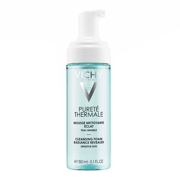 Vichy Purete Thermale, pianka oczyszczająca, przywracająca blask, 150 ml