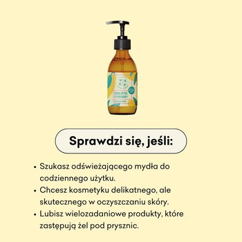 Mydlarnia 4 Szpaki, Eukaliptus Cytrynowy, naturalne mydło w płynie, 300 ml