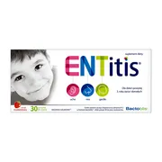 ENTitis, pastylki do ssania, smak truskawkowy, 30 szt.