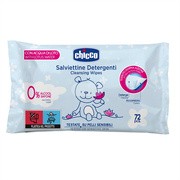 Chicco, Chusteczki nawilżające, 0 m+, 72 szt.