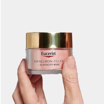Eucerin Hyaluron Filler+Elasticity, różany krem na dzień SPF 30, 50 ml