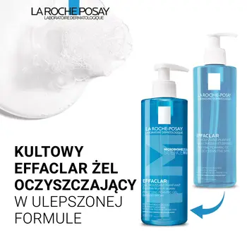 La Roche-Posay Effaclar Foaming Gel, żel oczyszczający dla skóry skłonnej do trądziku, 400 ml