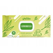 Record Salviette Igienizzanti Citronella, chusteczki pielęgnacyjne dla psów i kotów, 40 szt.