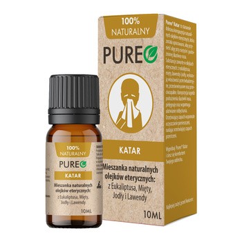 Pureo Katar, mieszanka naturalnych olejków eterycznych, 10 ml