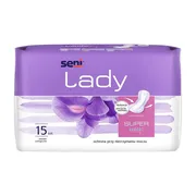 Seni Lady, wkładki urologiczne, super, 15 szt.
