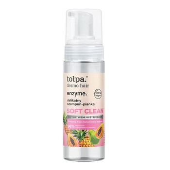 Tołpa dermo hair enzyme. Soft Clean, delikatny szampon-pianka, 150 ml