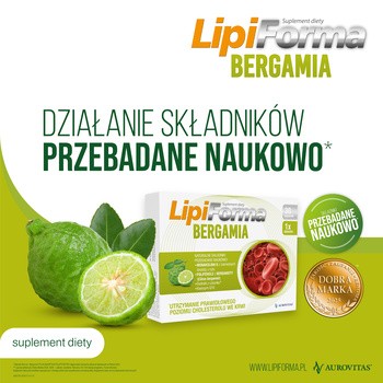 LipiForma Bergamia, kapsułki, 30 szt.