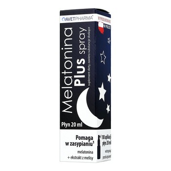 Melatonina Plus, spray, 20 ml