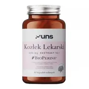Uns Kozłek Lekarski + Bioperine, kapsułki, 60 szt.