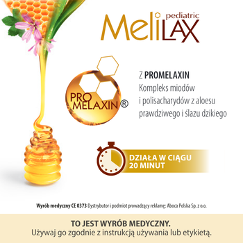 Melilax Pediatric, mikrowlewka doodbytnicza, 6 wlewek