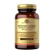 Solgar, Różeniec Górski ekstrakt z korzenia (Rhodiola rosea), kapsułki, 60 szt.