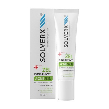 Solverx Acne Skin, żel punktowy, 15 ml