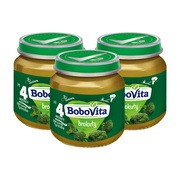 Zestaw 3 x BoboVita, brokuły, 4 m+, 125 g