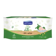 Septona Ecolife, chusteczki biodegradowalne dla niemowląt, 60 szt.