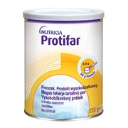 Protifar, produkt wysokobiałkowy, proszek o smaku neutralnym, 225 g