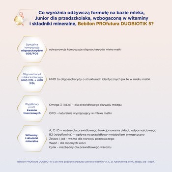 Bebilon Profutura DUOBIOTIK 5, Junior dla przedszkolaka, proszek, 800 g
