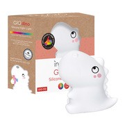 InnoGIO, Silikonowa lampka nocna dla dzieci dinozaur GIOdino, 1 szt.