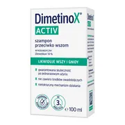 DimetinoX Activ, szampon przeciwko wszom, 100 ml