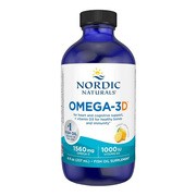 Nordic Naturals, Omega-3D 1560 mg, płyn, smak cytrynowy, 237 ml