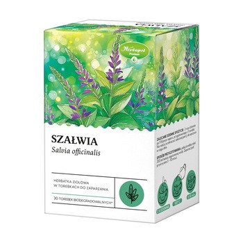 Herbapol Poznań, Szałwia, herbatka ziołowa, 30 x 1,2 g