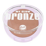 Bell My Glow Bronze 01, puder brązująco-rozświetlający, 10 g