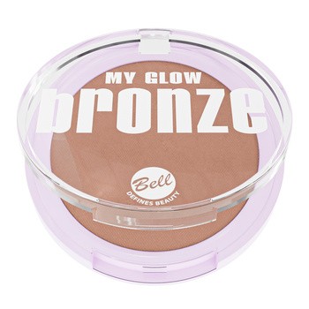 Bell My Glow Bronze 01, puder brązująco-rozświetlający, 10 g