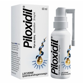 Piloxidil, 2%, płyn na skórę głowy, 60 ml