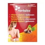 Herbalex, plaster rozgrzewający z wyciągiem z kasztanowca, 1 szt.