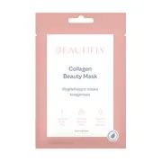 Beautifly Collagen Beauty Mask, wygładzająca maska kolagenowa w płachcie, 1 szt.