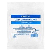 Opatiq, gaza opatrunkowa jałowa, 17-nitkowa, 1/2 m2, 1 szt.