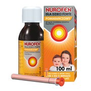 Nurofen dla dzieci Forte, 40 mg/ml, zawiesina doustna o smaku pomarańczowym, 100 ml