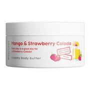 Nacomi, masło do ciała o zapachu mango i truskawcolady, 100 ml