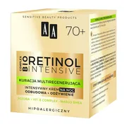 AA Retinol Intensive 70+, kuracja multiregenerująca intensywny krem na noc, 50 ml