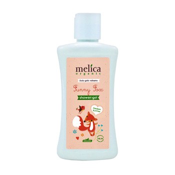 Melica Organic Funny Fox, żel od prysznic dla dzieci, 300 ml