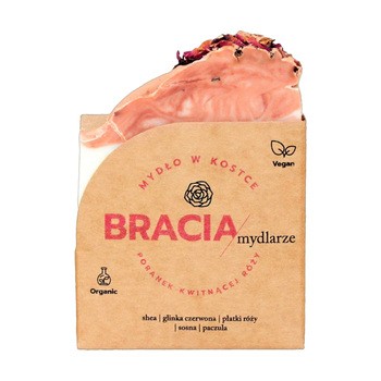Bracia Mydlarze, mydło w kostce, Poranek kwitnącej róży, 120 g