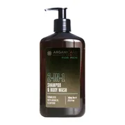 Arganicare For Men 2w1, szampon i żel do mycia ciała, 400 ml