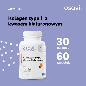 Osavi Kolagen typu II z kwasem hialuronowym, kapsułki, 30 szt.