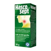 Hascosept, 1,5 mg/g, aerozol do stosowania w jamie ustnej, 30 g