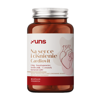 Uns Na serce i ciśnienie Cardiovit, kapsułki twarde, 60 szt.