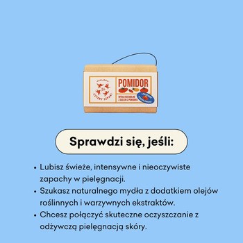 Mydlarnia 4 Szpaki, naturalne mydło w kostce, Pomidor, 110 g