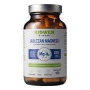 Biowen Jabłczan magnezu z witaminą B6, kapsułki, 100 szt.