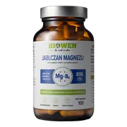 Biowen Jabłczan magnezu z witaminą B6, kapsułki, 100 szt.
