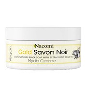 Nacomi Gold Savon Noir, złote czarne mydło z oliwą z oliwek, 125 g