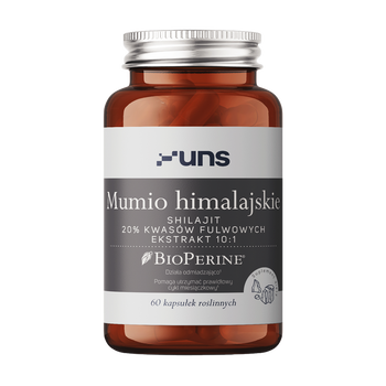 Uns Mumio himalajskie + Bioperine, kapsułki, 60 szt.