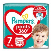 Pampers Pants 7 (17+ kg), pieluchomajtki jednorazowe, 38 szt.