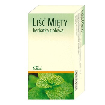 Flos, Mięta, liść, herbatka ziołowa, 30 x 1,5 g
