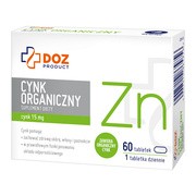 DOZ Product Cynk Organiczny, tabletki, 60 szt.