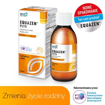 Equazen, płyn, smak cytrusowy, 200 ml